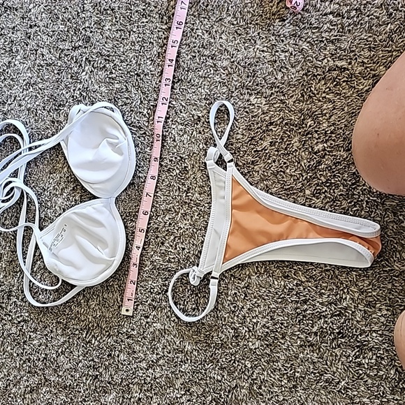 STUNNING NEW LACE/CROCHET TRANSPARENT STRING BIKINI - Picture 5 of 9